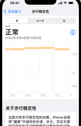 吊罗山乡iPhone手机维修如何在iPhone开启'步行稳定性通知'