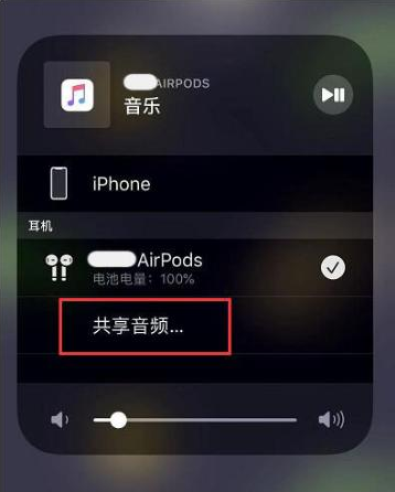 吊罗山乡苹果14音频维修点分享iPhone14音频共享设置方法 