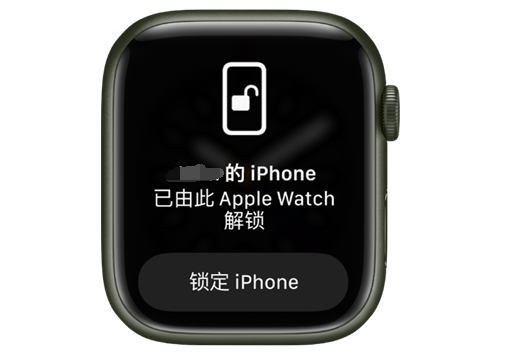 吊罗山乡苹果手机维修分享用 AppleWatch 解锁配备面容 ID 的 iPhone方法 