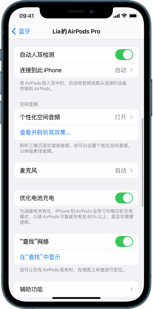 吊罗山乡苹果手机维修分享如何通过 iPhone “查找”功能定位 AirPods 