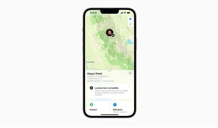 吊罗山乡苹果14维修分享iPhone14系列中 FindMy功能通过卫星分享位置方法教程 